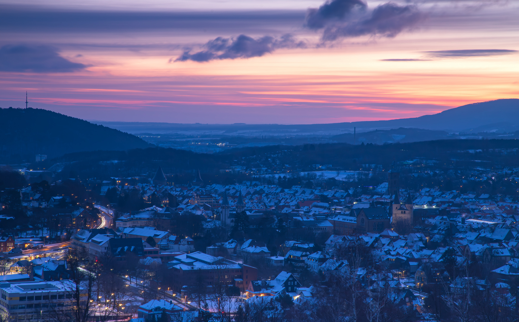 Blick auf Goslar mit Altstadt