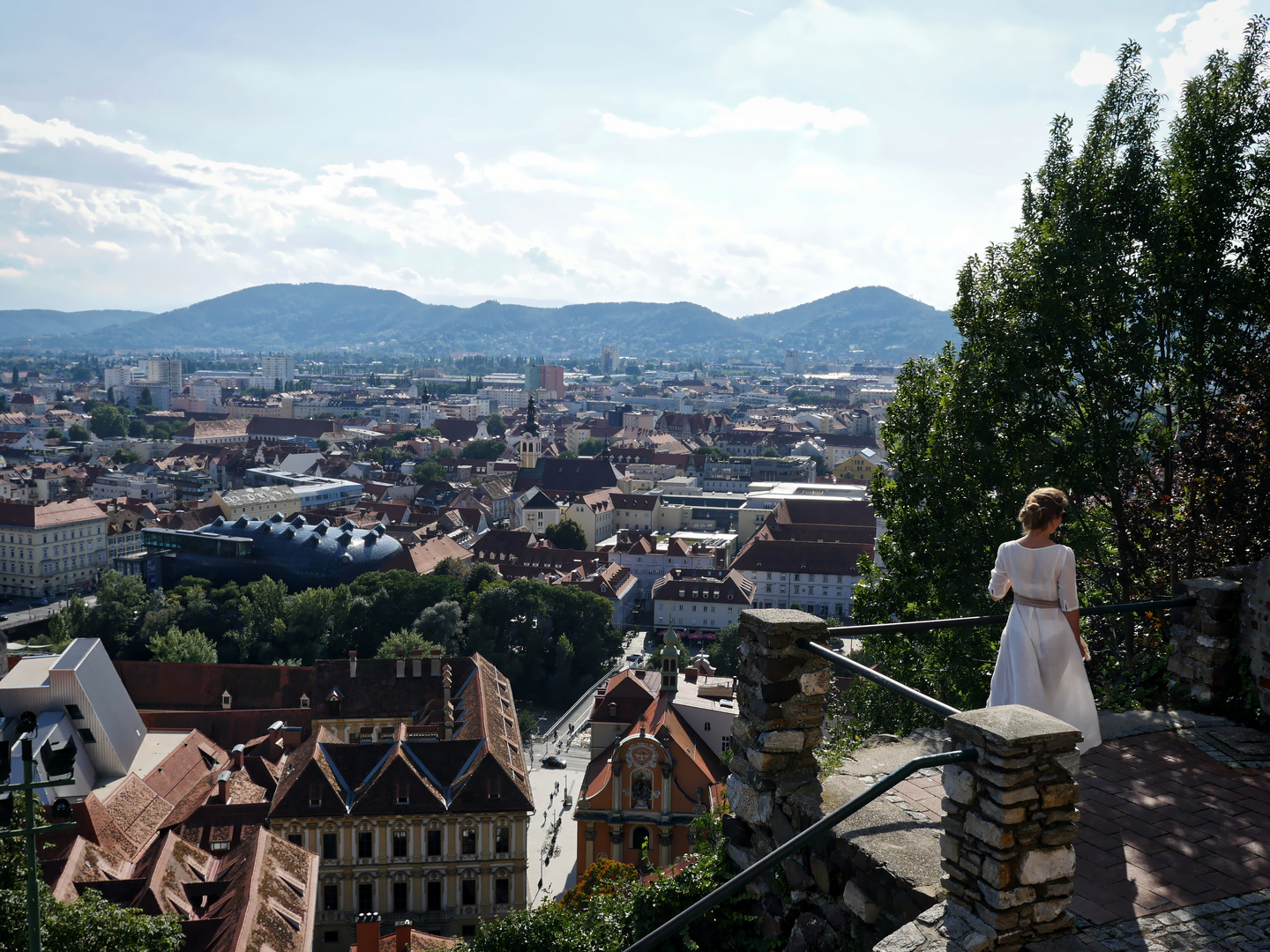 Blick auf Graz vom Schlossberg