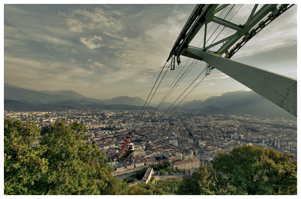 Blick auf Grenoble