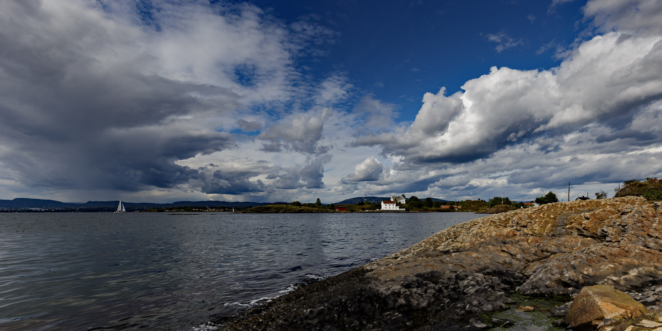 Blick auf Gressholm