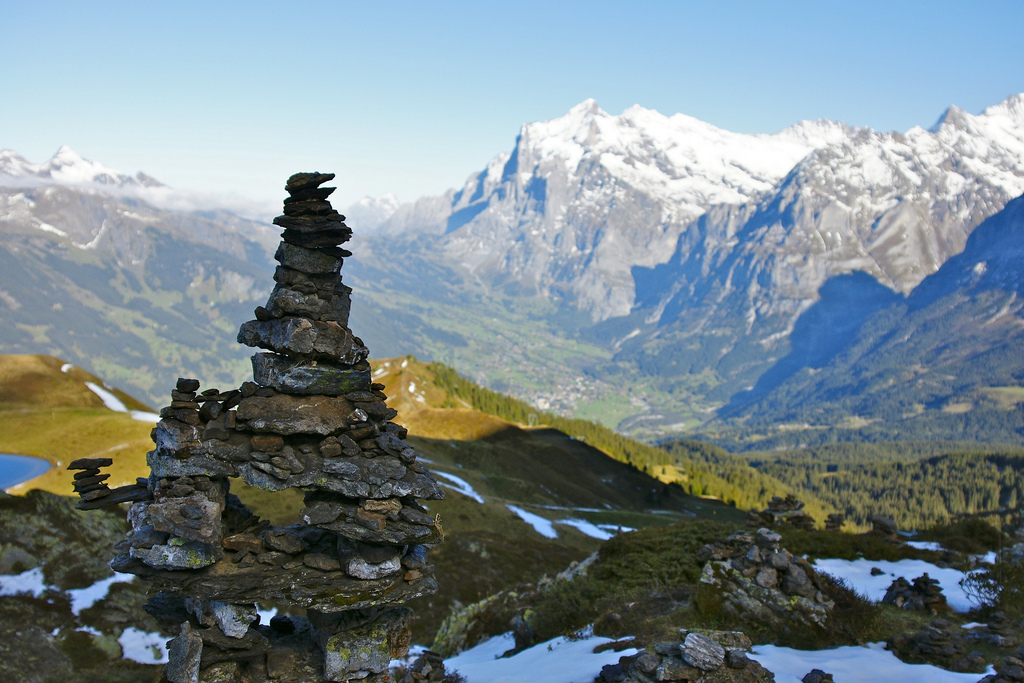 Blick auf Grindelwald