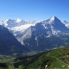 Blick auf Grindelwald und Eiger