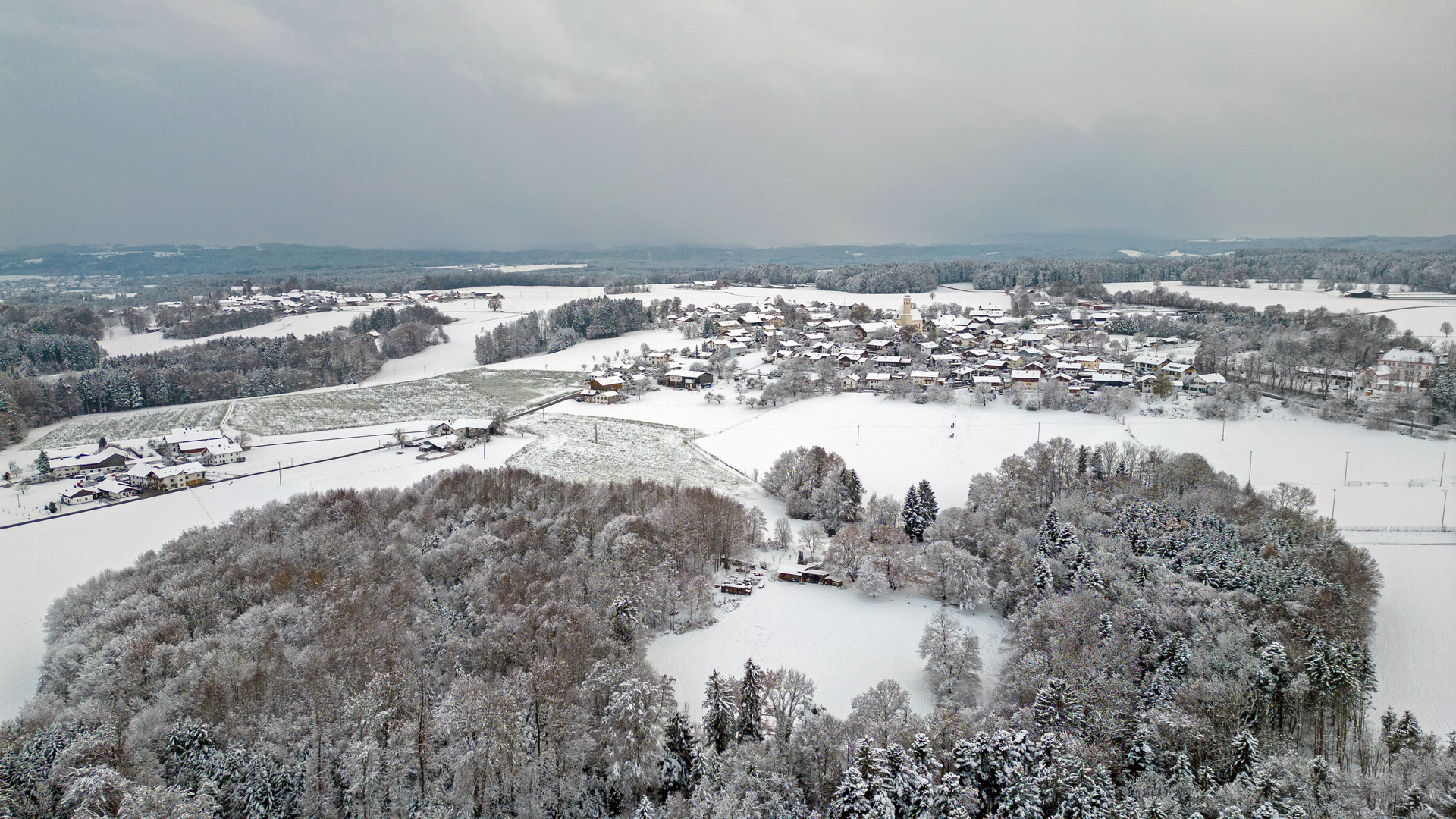 Blick auf Großhöhenrain