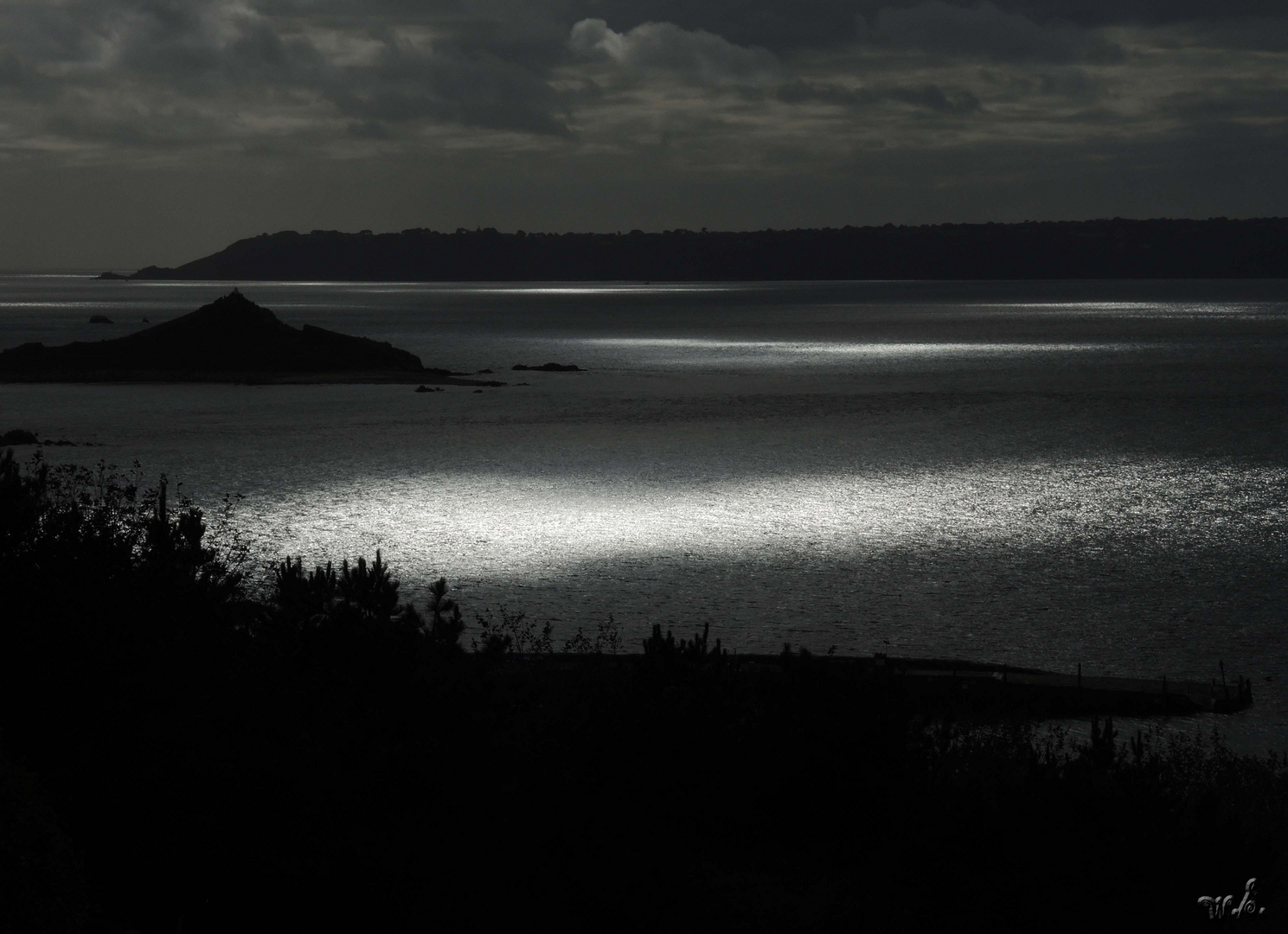 Blick auf Guernsey