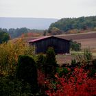 Blick auf Haarberg und Deister von Hallerburg aus