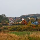 Blick auf Häuserzeilen