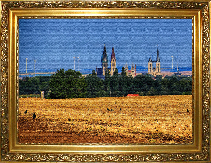 Blick auf Halberstadt