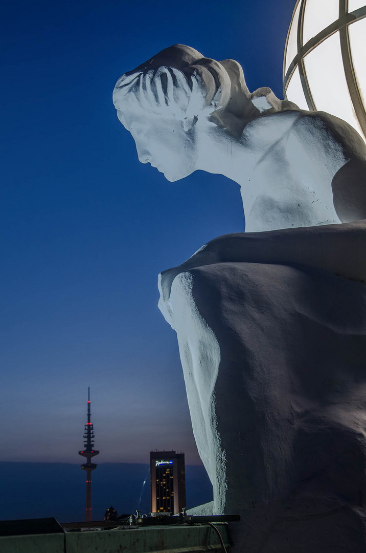 Blick auf Hamburg