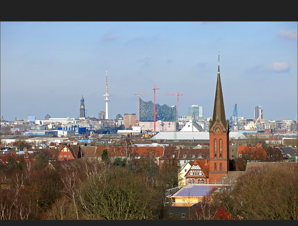 Blick auf Hamburg