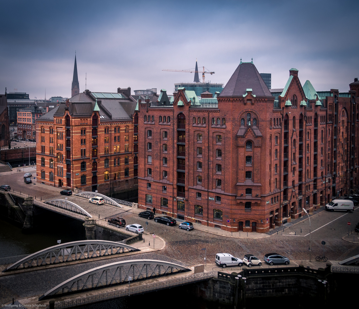 Blick auf Hamburg