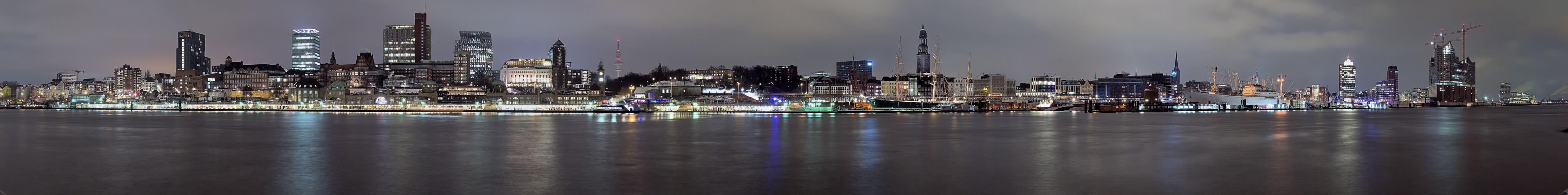 Blick auf Hamburg