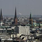 Blick auf Hamburg's Türme