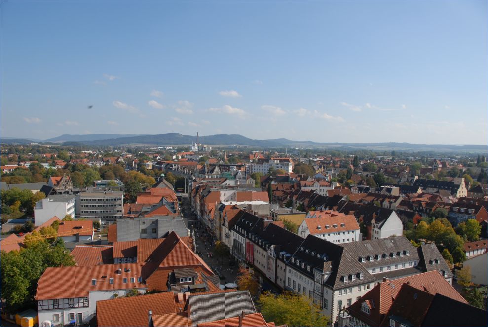 Blick auf Hameln ...