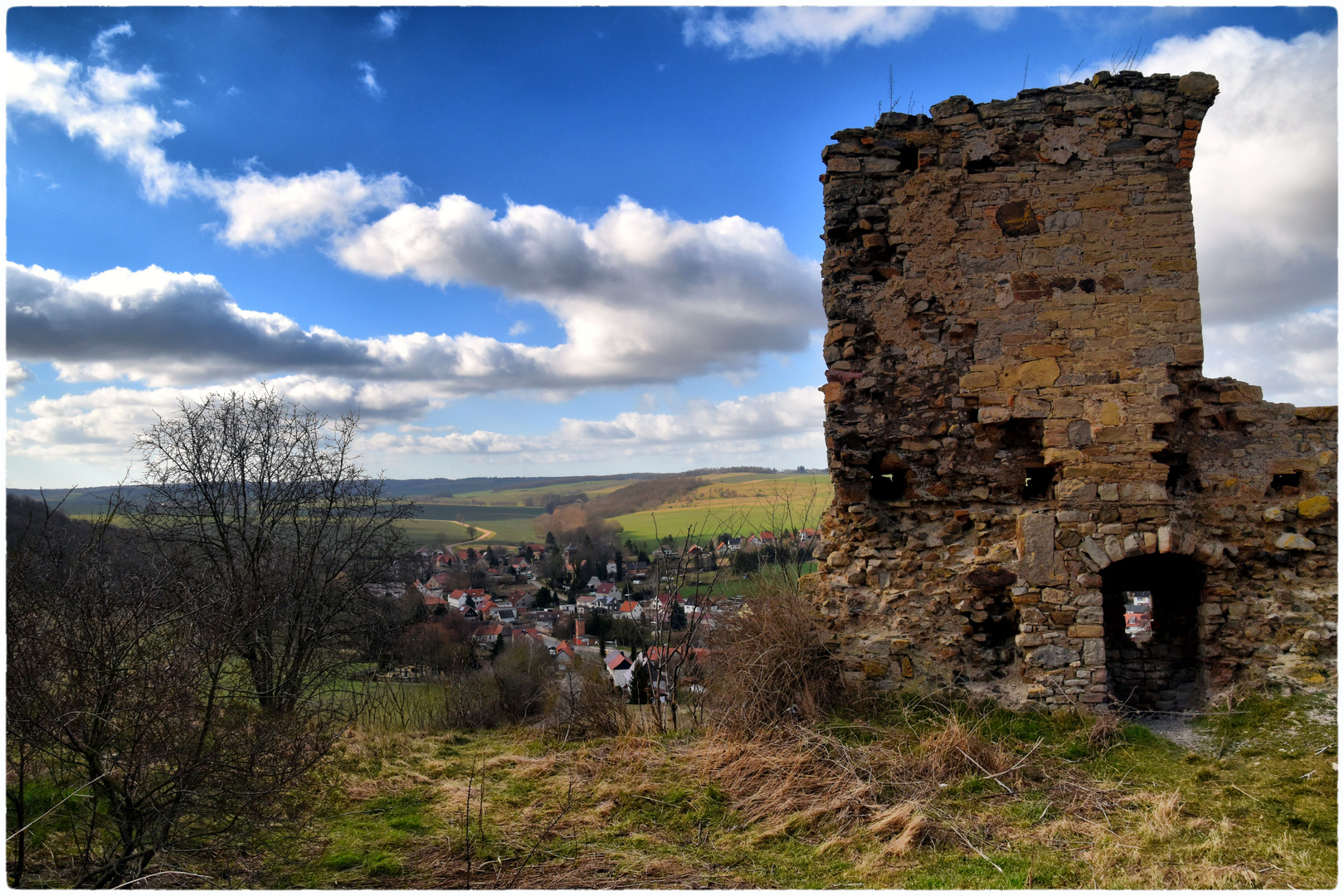 Blick auf Harkerode