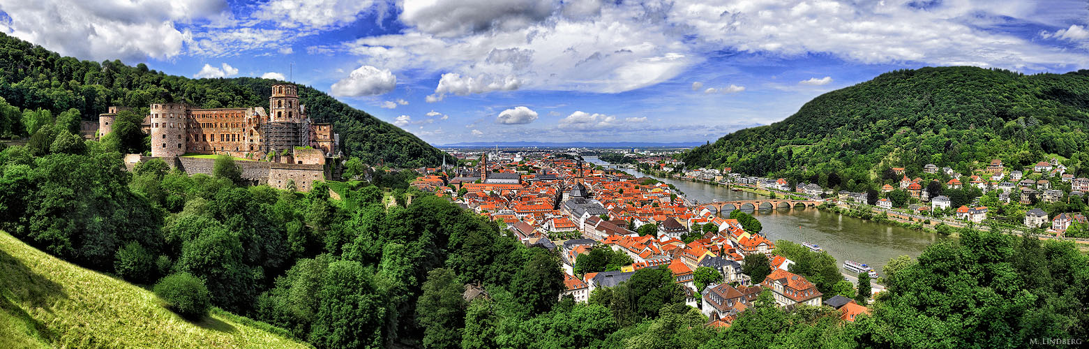 Blick auf Heidelberg