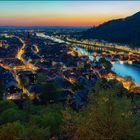Blick auf Heidelberg und den Neckar
