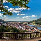 Blick auf Heidelberg und Schloß