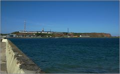 ... Blick auf Helgoland ...