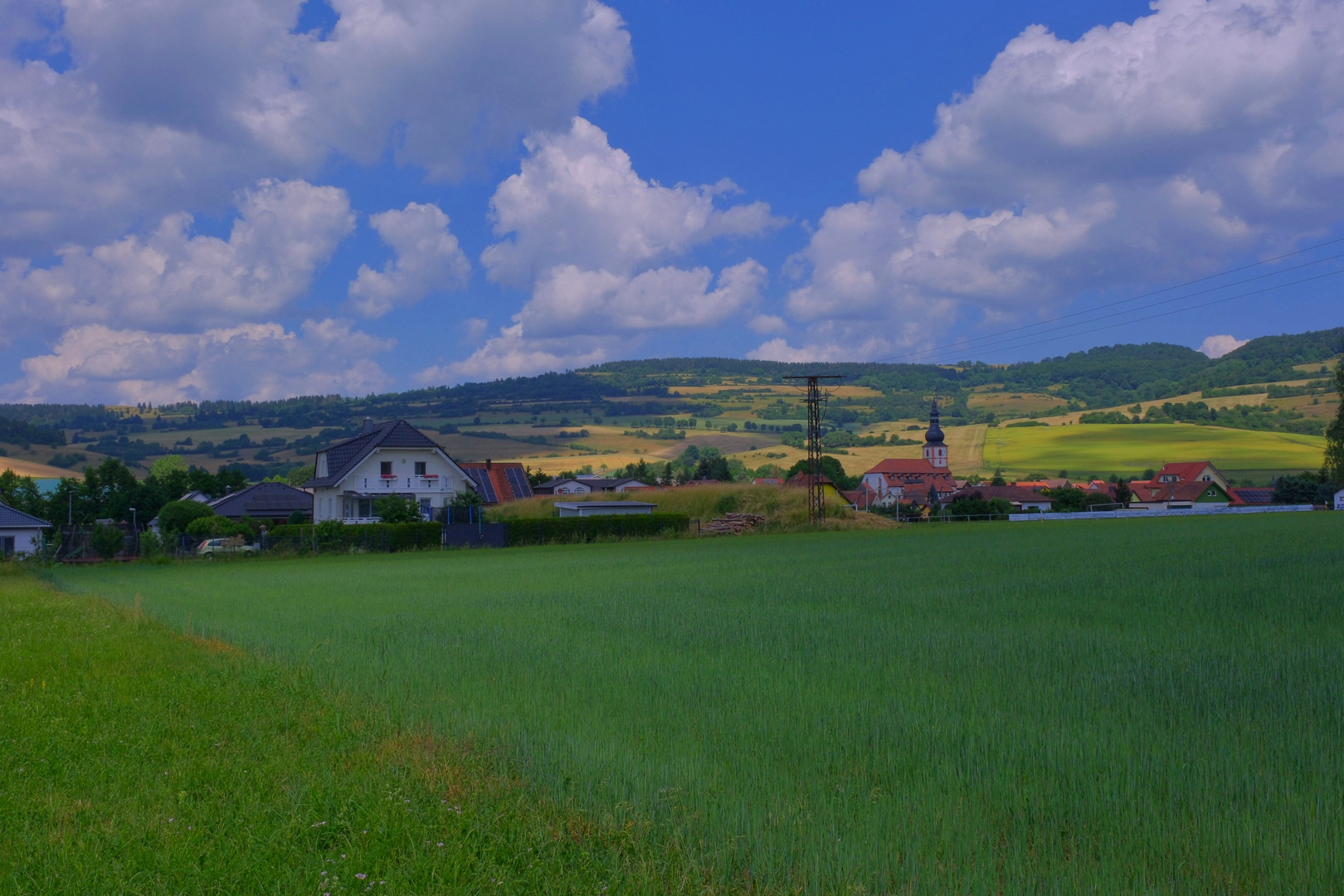 Blick auf Helmershausen