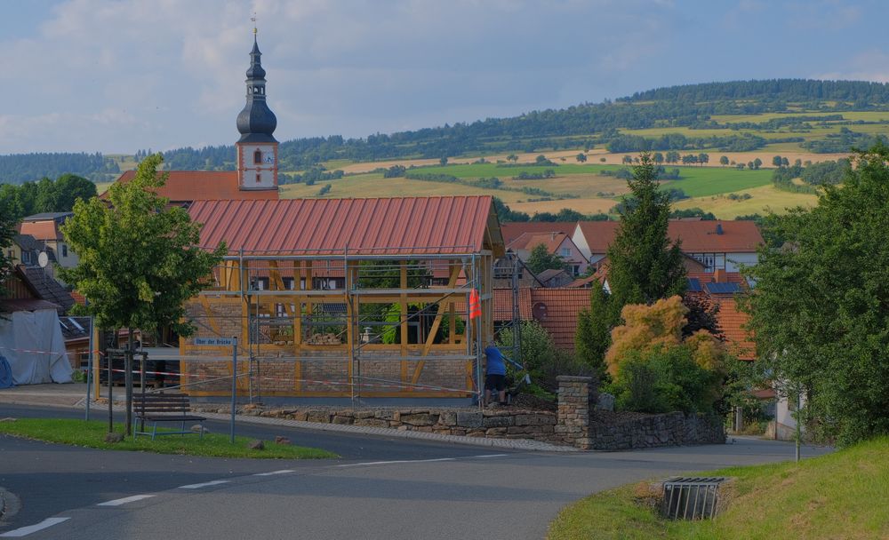 Blick auf Helmershausen, heute (vista a Helmershausen)