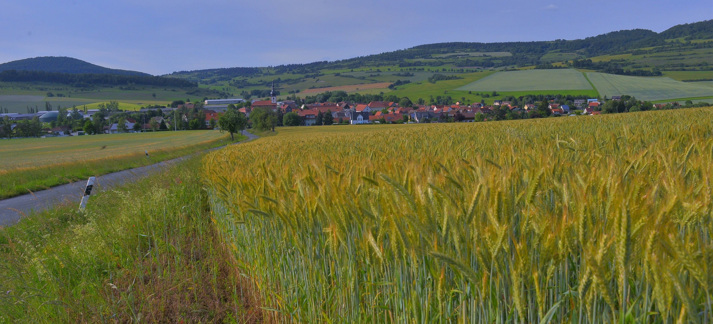 Blick auf Helmershausen (vista a Helmershausen)