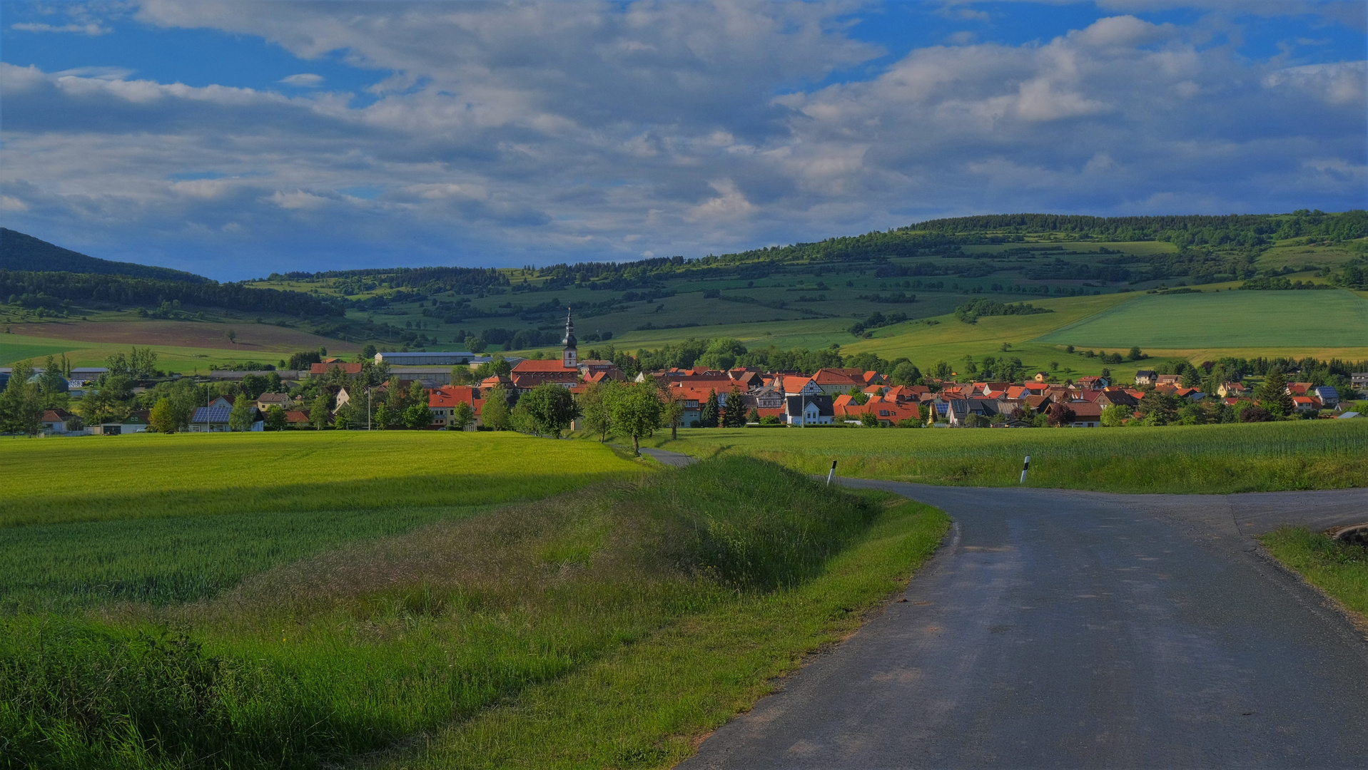 Blick auf Helmershausen (vista a Helmershausen)