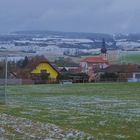 Blick auf Helmershausen vom Sportplatz aus