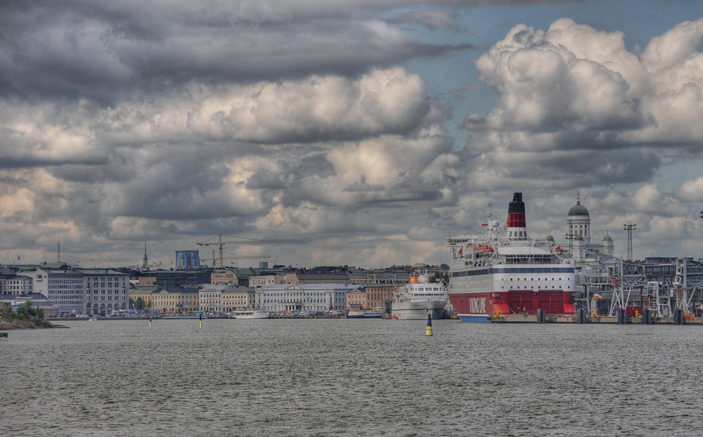 Blick auf Helsinki