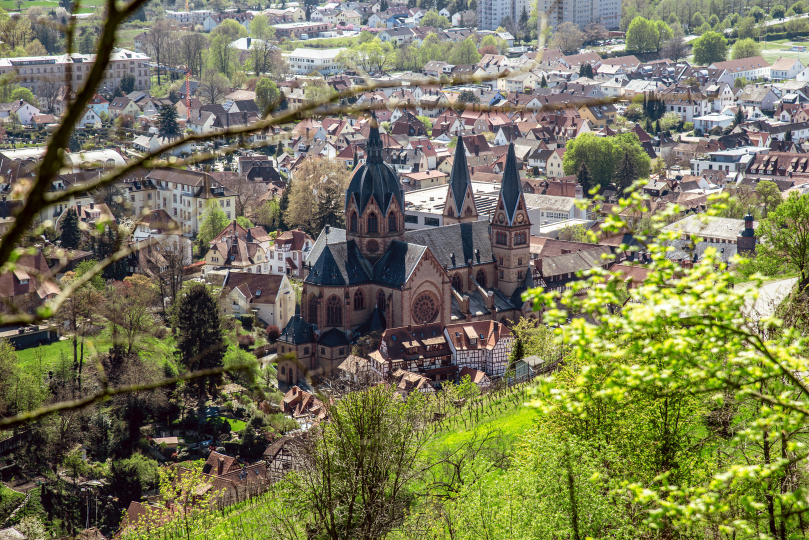 Blick auf Heppenheim 