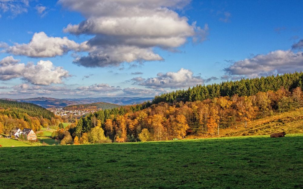 Blick auf Herscheid