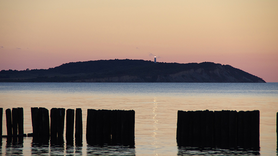 Blick auf Hiddensee