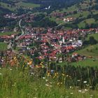 Blick auf Hindelang im Allgäu