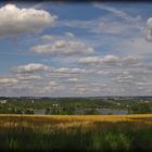 Blick auf Hof und den Untreusee