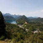 Blick auf Hohenschwangau und Umgebung