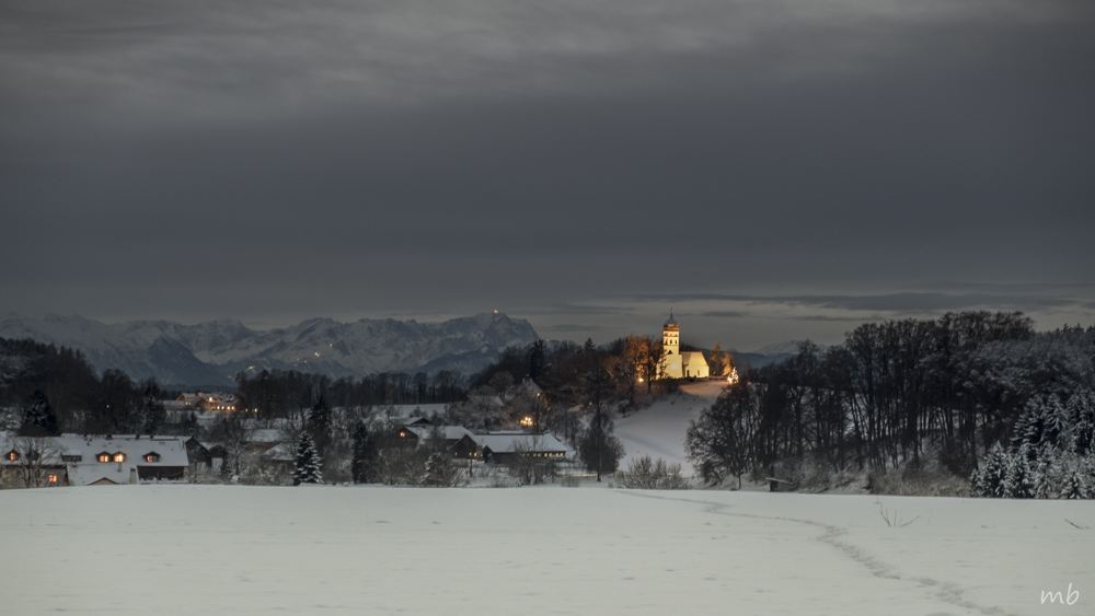 Blick auf Holzhausen