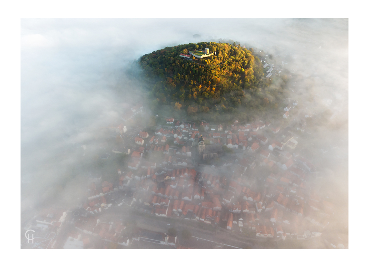 Blick auf Homberg - GrimmHeimat und Rotkäppchenland Nordhessen