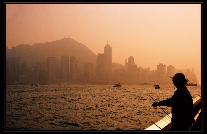 Blick auf Hong Kong Island