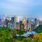 Blick auf Hong Kong vom Victoria Peak