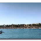 Blick auf Hotelstrand von Hotel Continental