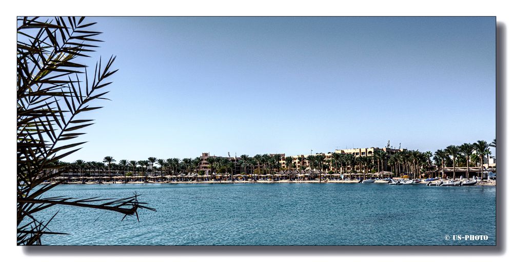 Blick auf Hotelstrand von Hotel Continental