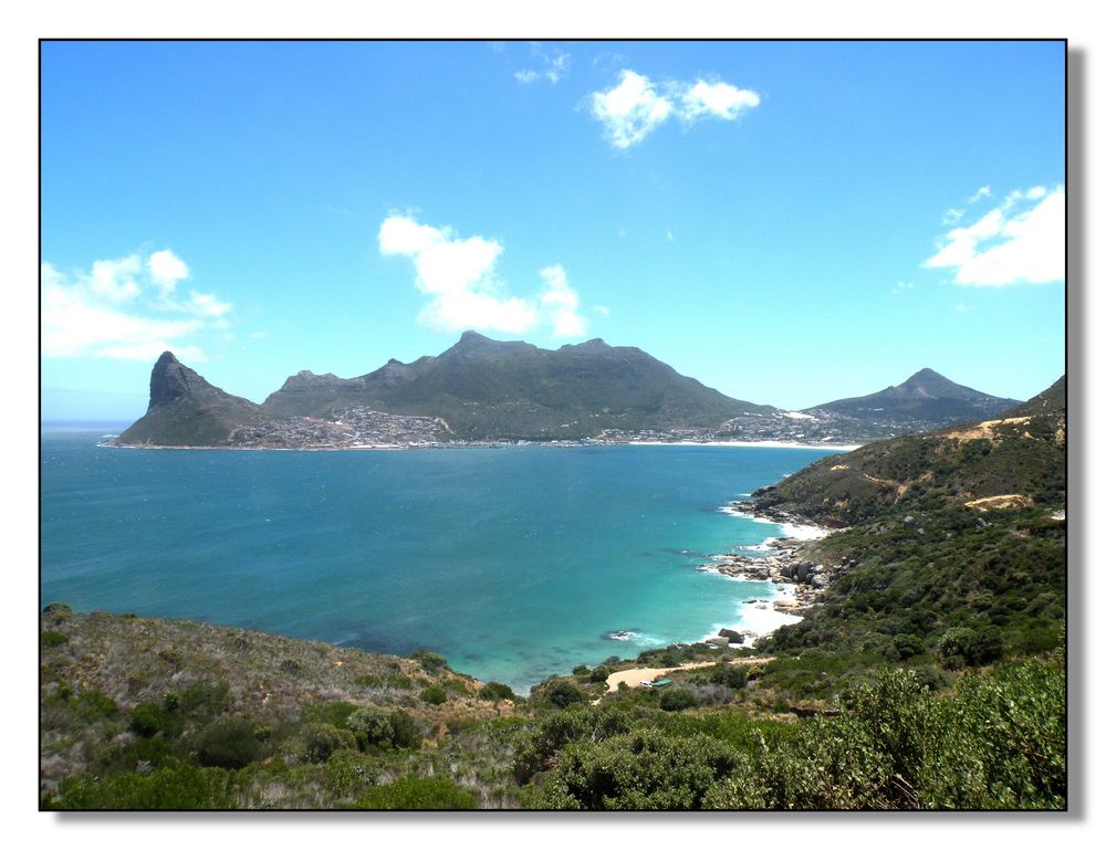 Blick auf Hout Bay .