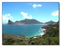 Blick auf Hout Bay .