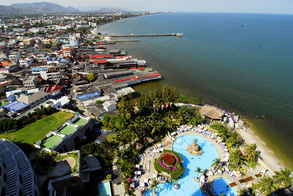 Blick auf Hua Hin vom HILTON-Hotel