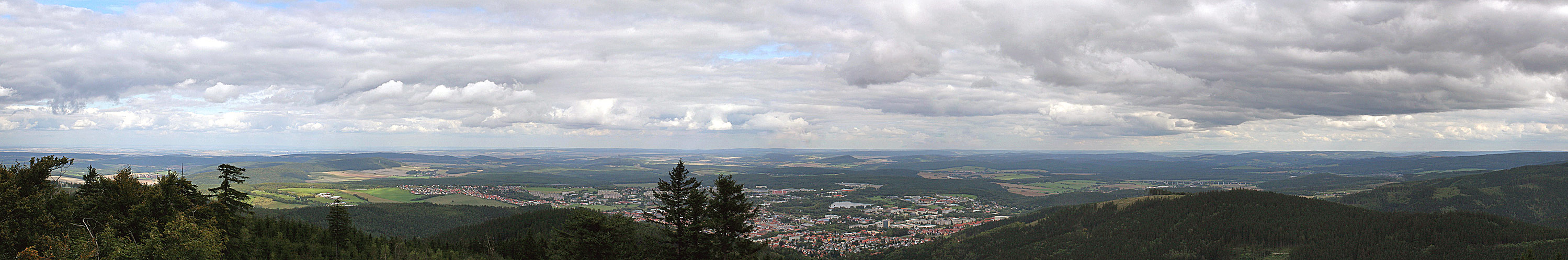 Blick auf Ilmenau