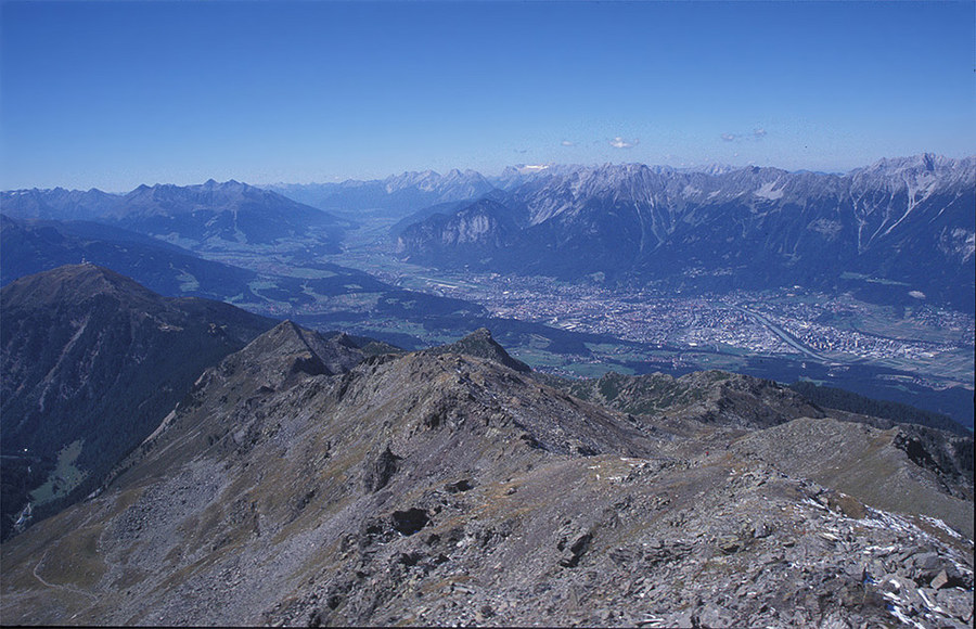 Blick auf Innsbruck und Umgebung