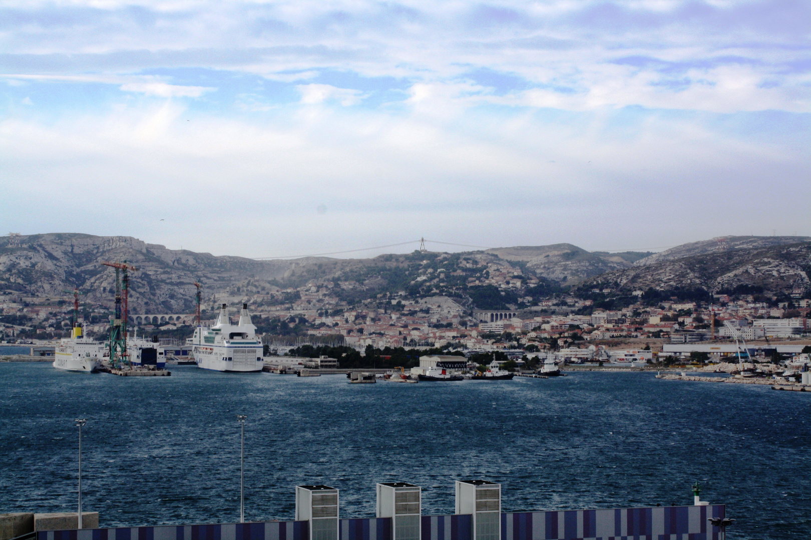 Blick auf Insel d`lif vomStandpunt Notre Dam Villa la Garde