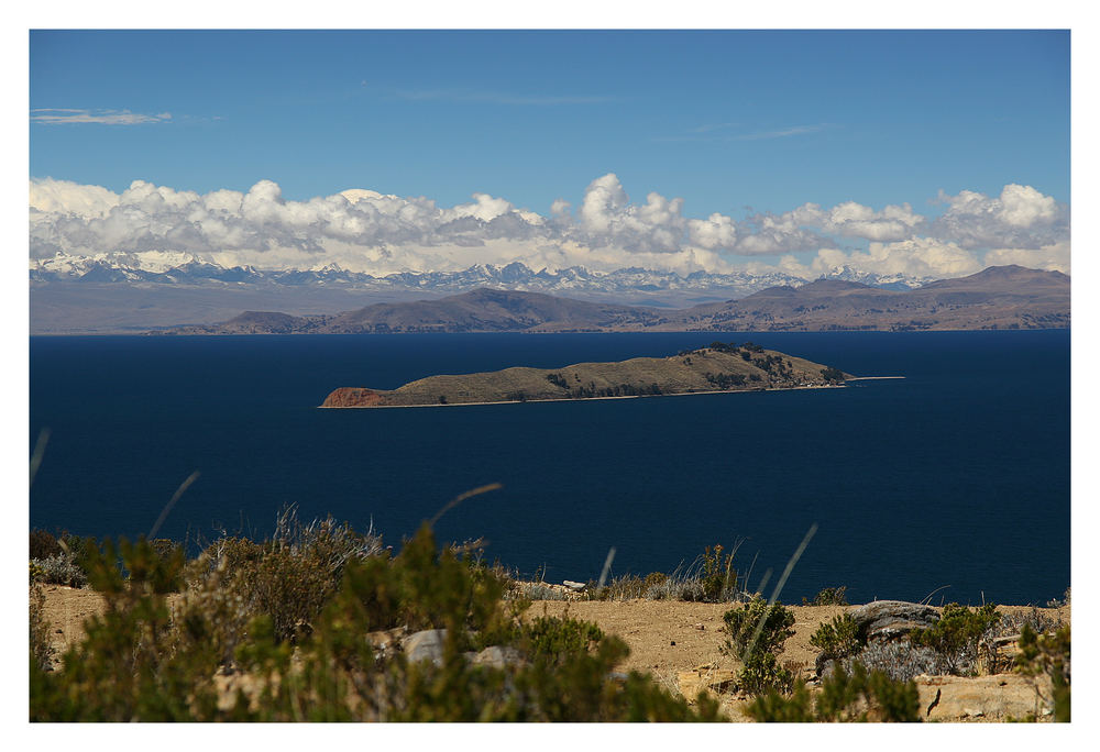 Blick auf Isla de la Luna (Titicacasee)