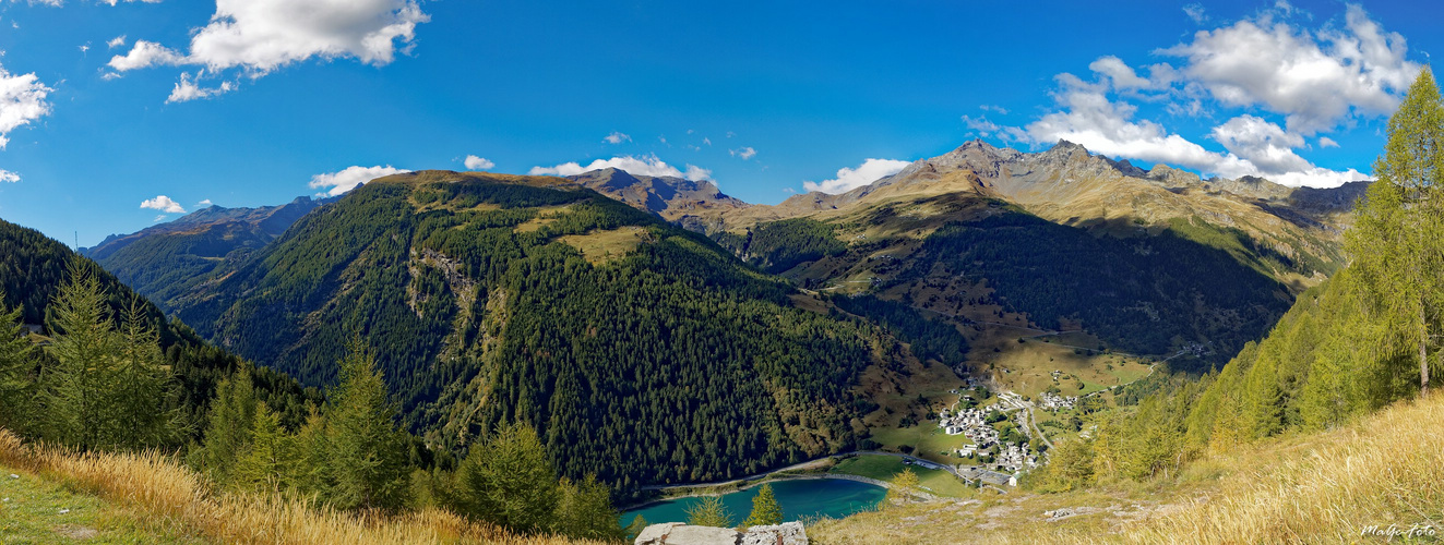 Blick auf Isola