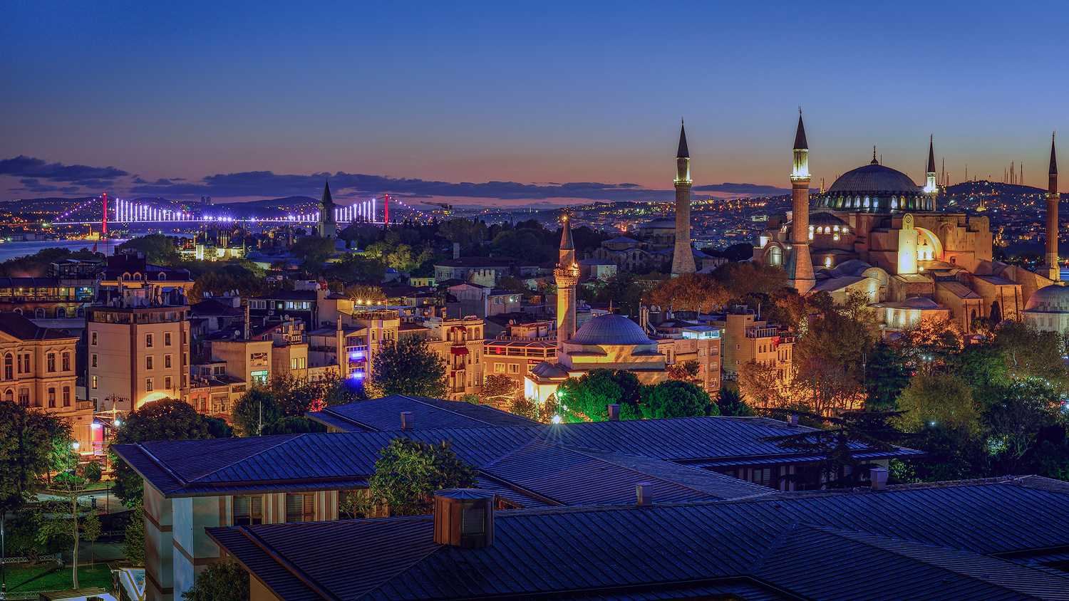 Blick auf Istanbul