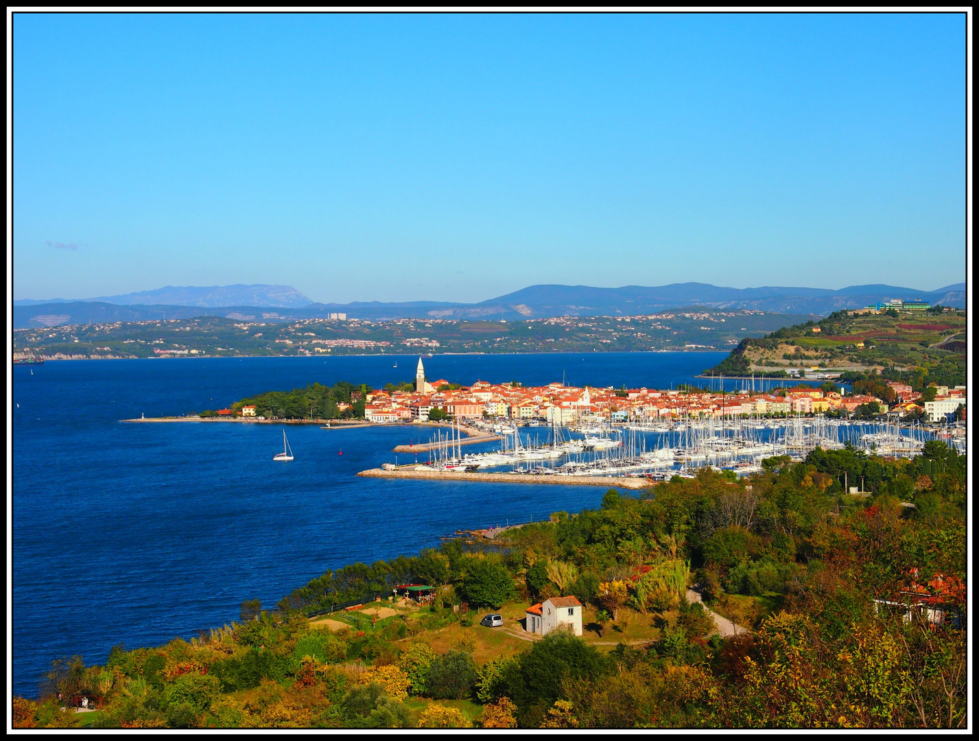 Blick auf Izola